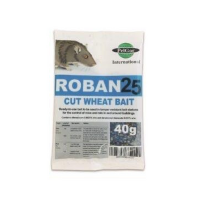 Roban 25 Cut Wheat Rat Poison - ViroPest